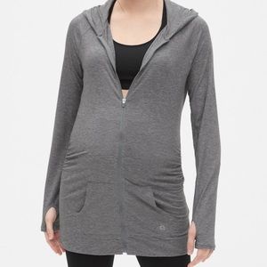 Maternity GapFit Breathe Zip Hoodie
